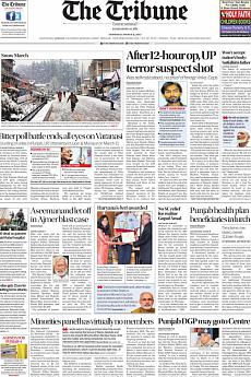 The Tribune Delhi - March 9th 2017