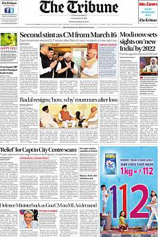 The Tribune Delhi - March 13th 2017