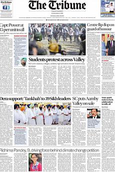 The Tribune Delhi - April 18th 2017