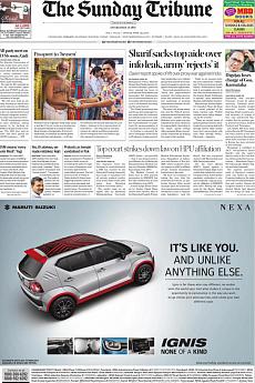 The Tribune Delhi - April 30th 2017