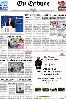 The Tribune Delhi - May 8th 2017