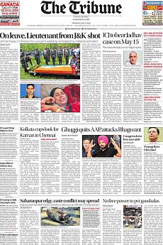 The Tribune Delhi - May 11th 2017