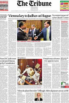 The Tribune Delhi - May 16th 2017