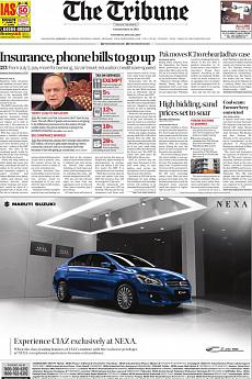 The Tribune Delhi - May 20th 2017