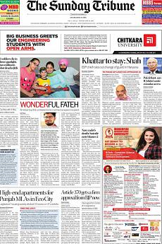 The Tribune Delhi - May 21st 2017