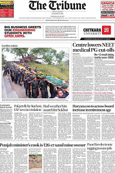 The Tribune Delhi - May 25th 2017