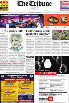 The Tribune Delhi - May 27th 2017