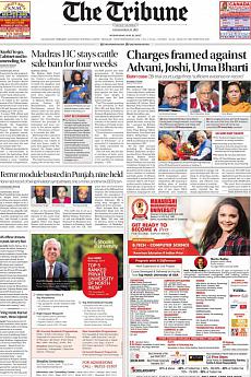 The Tribune Delhi - May 31st 2017