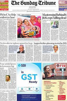 The Tribune Delhi - July 2nd 2017