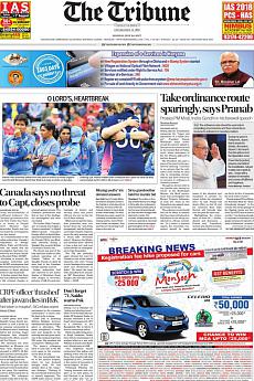 The Tribune Delhi - July 24th 2017