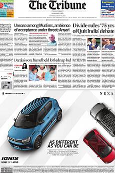 The Tribune Delhi - August 10th 2017