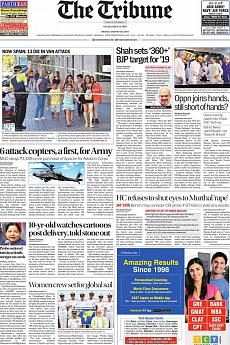 The Tribune Delhi - August 18th 2017