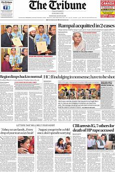 The Tribune Delhi - August 30th 2017