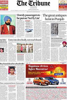 The Tribune Delhi - September 9th 2017