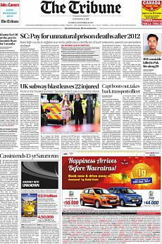The Tribune Delhi - September 16th 2017