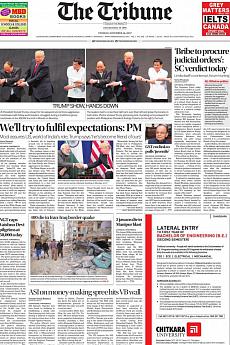 The Tribune Delhi - November 14th 2017