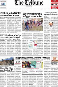 The Tribune Delhi - November 25th 2017