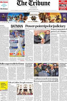 The Tribune Delhi - November 27th 2017