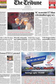 The Tribune Delhi - January 9th 2018