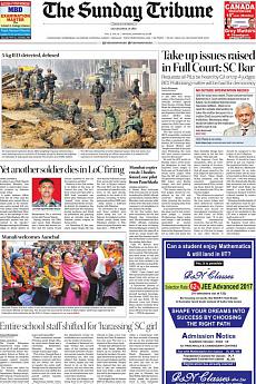 The Tribune Delhi - January 14th 2018