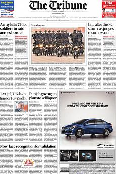 The Tribune Delhi - January 16th 2018