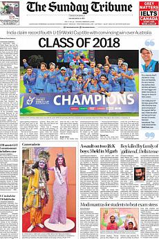 The Tribune Delhi - February 4th 2018