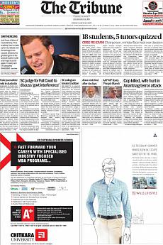 The Tribune Delhi - March 30th 2018