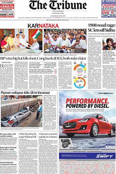 The Tribune Delhi - May 16th 2018