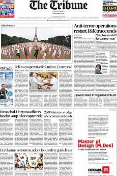 The Tribune Delhi - June 18th 2018