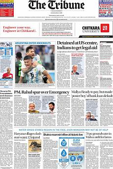 The Tribune Delhi - June 27th 2018