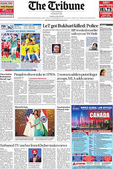 The Tribune Delhi - June 28th 2018