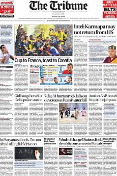 The Tribune Delhi - July 16th 2018