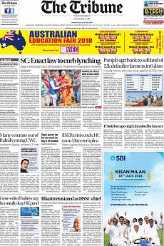 The Tribune Delhi - July 18th 2018