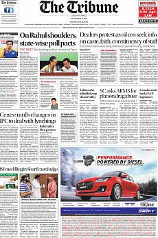 The Tribune Delhi - July 23rd 2018