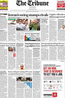The Tribune Delhi - July 26th 2018