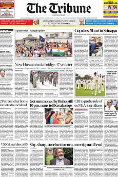 The Tribune Delhi - August 13th 2018