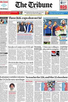 The Tribune Delhi - August 23rd 2018