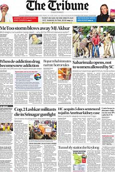 The Tribune Delhi - October 18th 2018