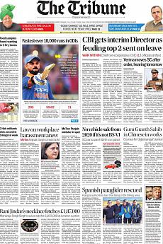 The Tribune Delhi - October 25th 2018