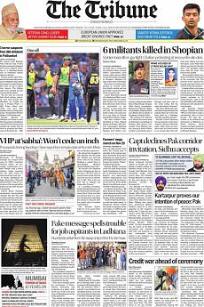 The Tribune Delhi - November 26th 2018