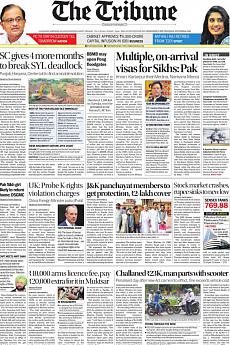 The Tribune Delhi - September 4th 2019