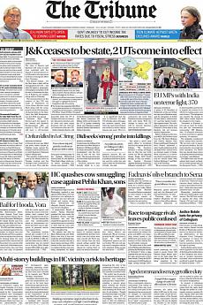 The Tribune Delhi - October 31st 2019