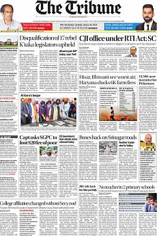 The Tribune Delhi - November 14th 2019