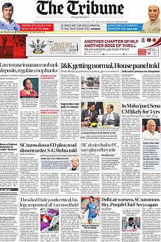 The Tribune Delhi - November 16th 2019