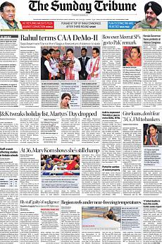 The Tribune Delhi - December 29th 2019