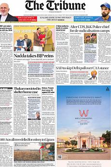 The Tribune Delhi - January 21st 2020