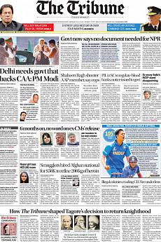 The Tribune Delhi - February 5th 2020
