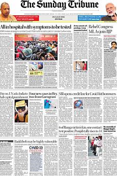 The Tribune Delhi - March 22nd 2020