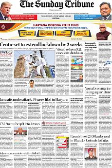 The Tribune Delhi - April 12th 2020