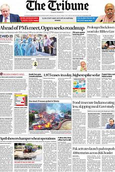The Tribune Delhi - April 27th 2020